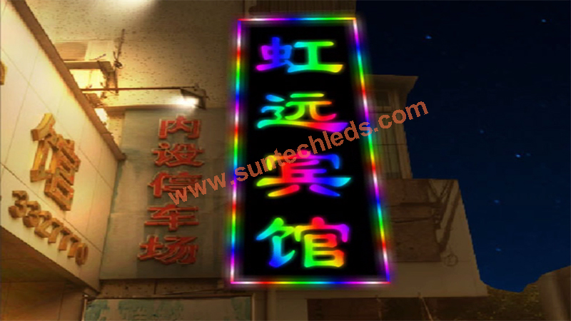 Digital LED Signage Illumination for Business