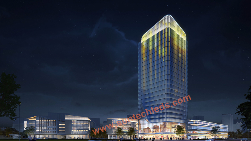 Interactive Intelligent Systems And Control Led Facade Architectural Lighting