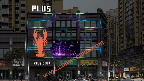DMX Controlled High-end Restaurant Facade LED Lighting Design