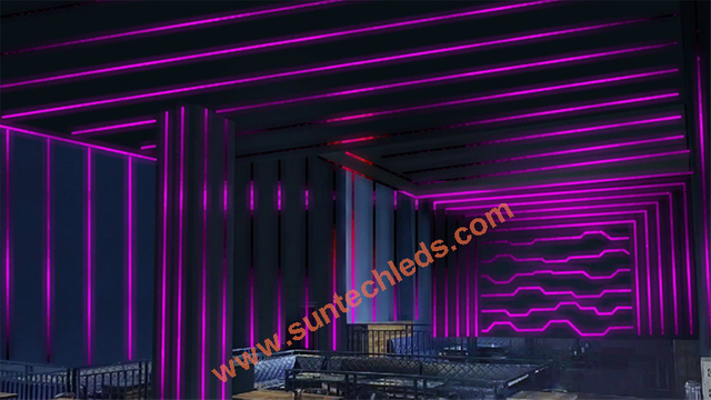 Interactive Bar Wall Dynamic RGBW Lighting Decoration