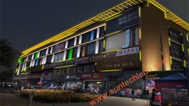 Commercial Retail Shop Led Facade Lighting Ideas