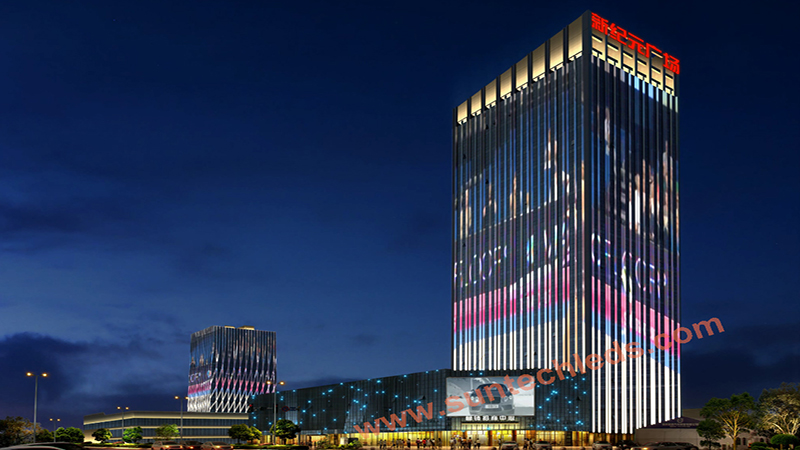 Public Outdoor Art Facade Lighting