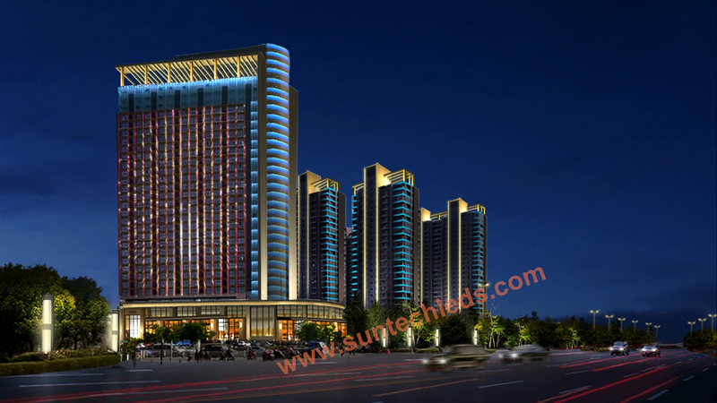 Core CBD Media Facade Building Lighting