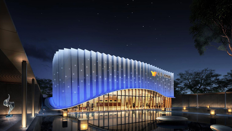 Super Commercial Shopping Mall Facade Lighting 