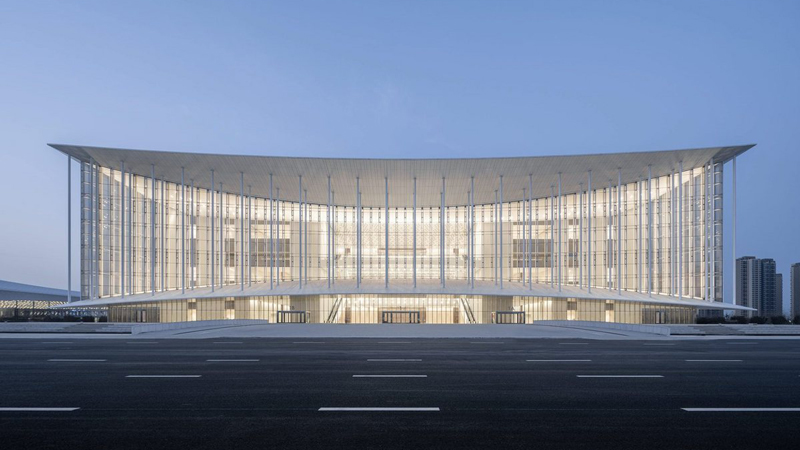 Silk Road International Conference Center Building lighting 