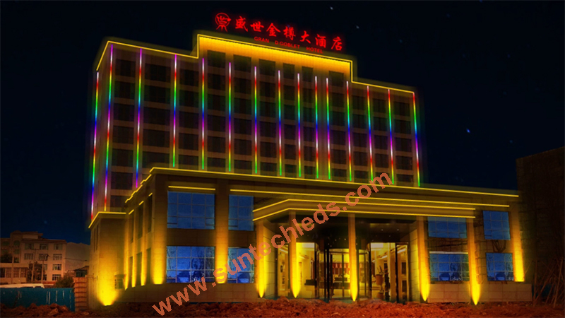 Most Cost-effective Hotel Illuminated Facade