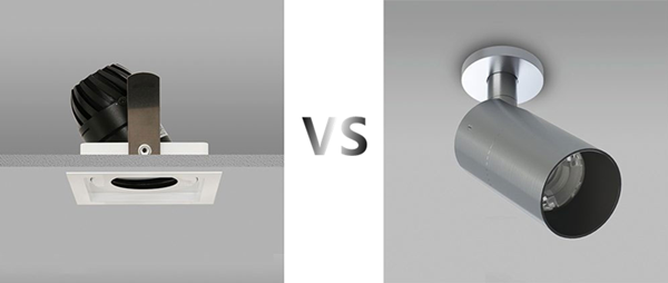 Downlight VS spotlight