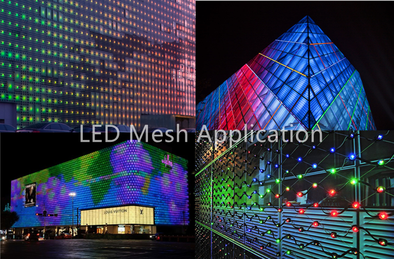 LED mesh application