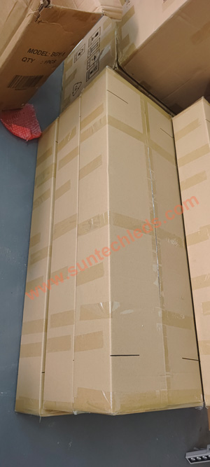 RGB COB LED strip sent to Europe customized