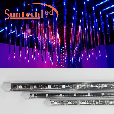 30LEDs 5 Pixels Double Side RGBW Multicolor LED Tube Light 360° Viewing