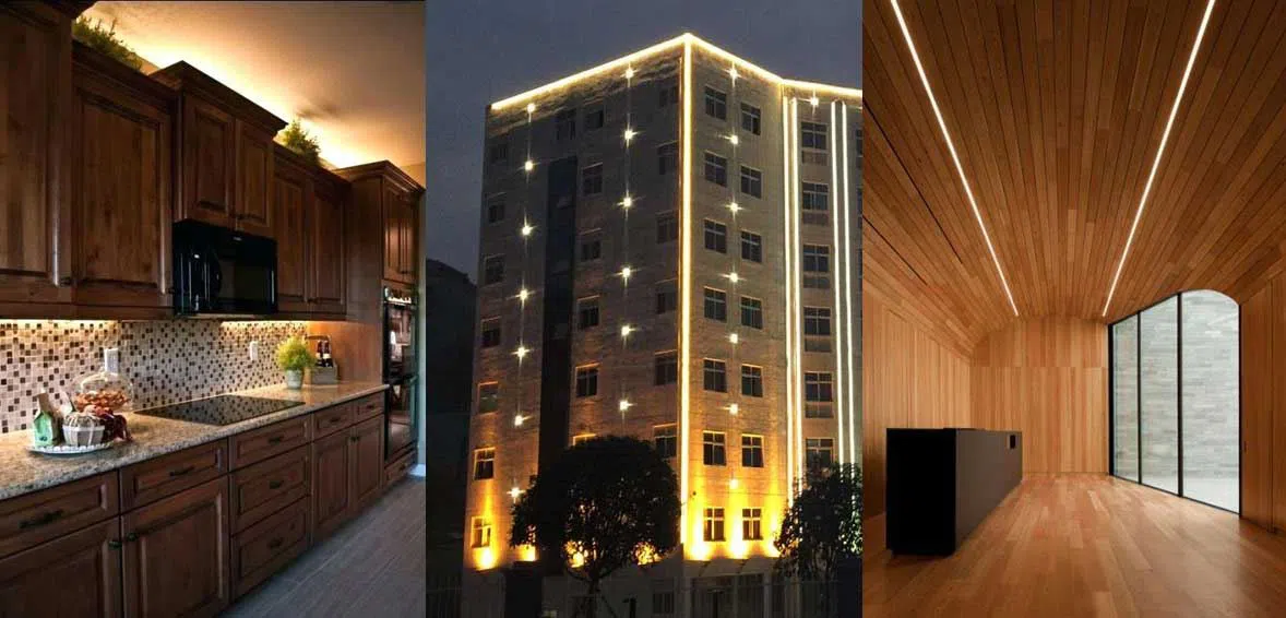 LED strip lighting indoor & outdoor