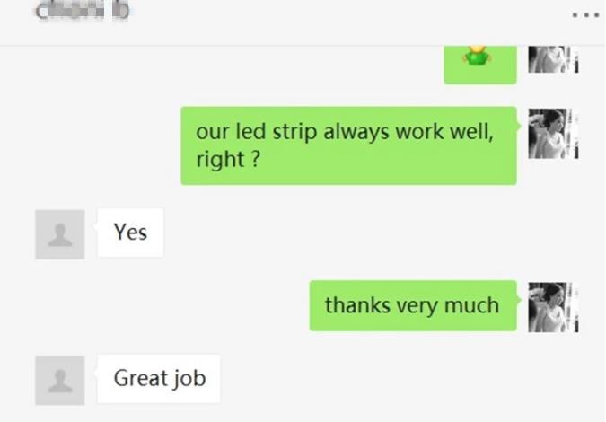 feedback from client 1
