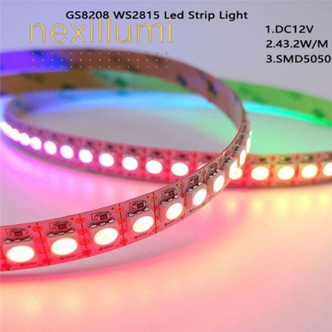 Individually Controlled LED Strip DC12v