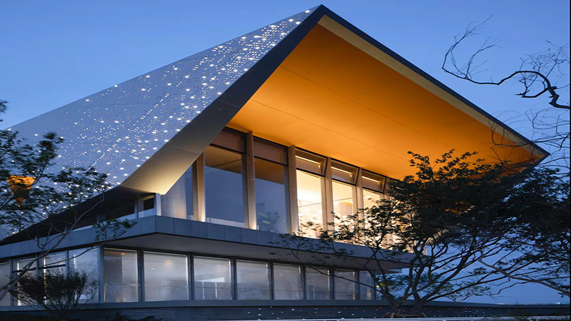 Residential Community House LED Facade Illumination