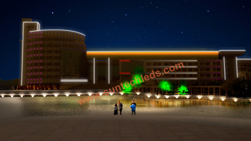 Attracting Customers Led RGBW Hotel Lighting Fixtures