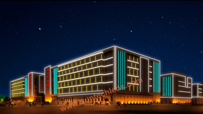 Ideal Industrial Park Factory Building Led Lighting Layout