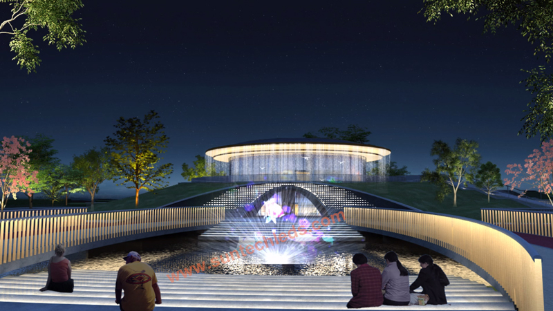 Outdoor Public Squares & Parks Illumination Design