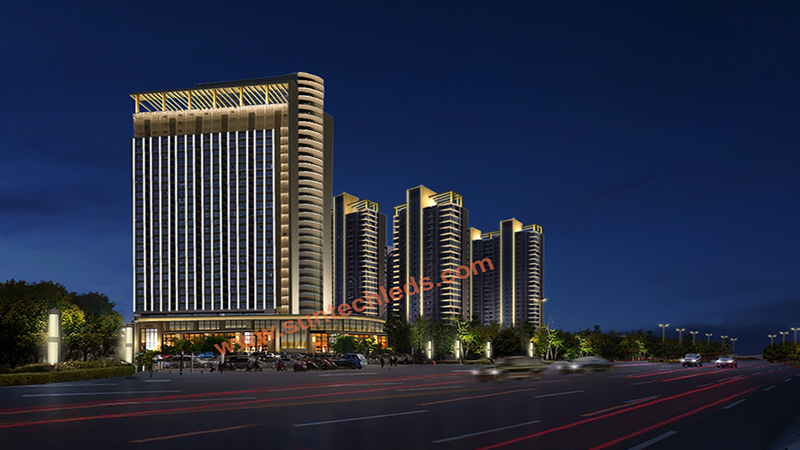 International Skyscraper Landmarks Lighting