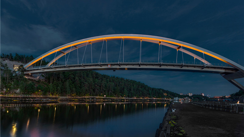 DMX System Best Exterior Facade Bridge Lighting 