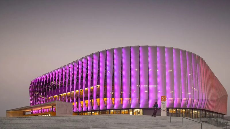 Luanda Multisports Pavilion Sports Stadium Facade Lighting 