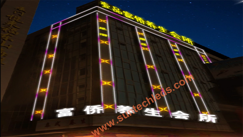 Small Clubs & Entertainment Venues RGB Facade Illumination Project