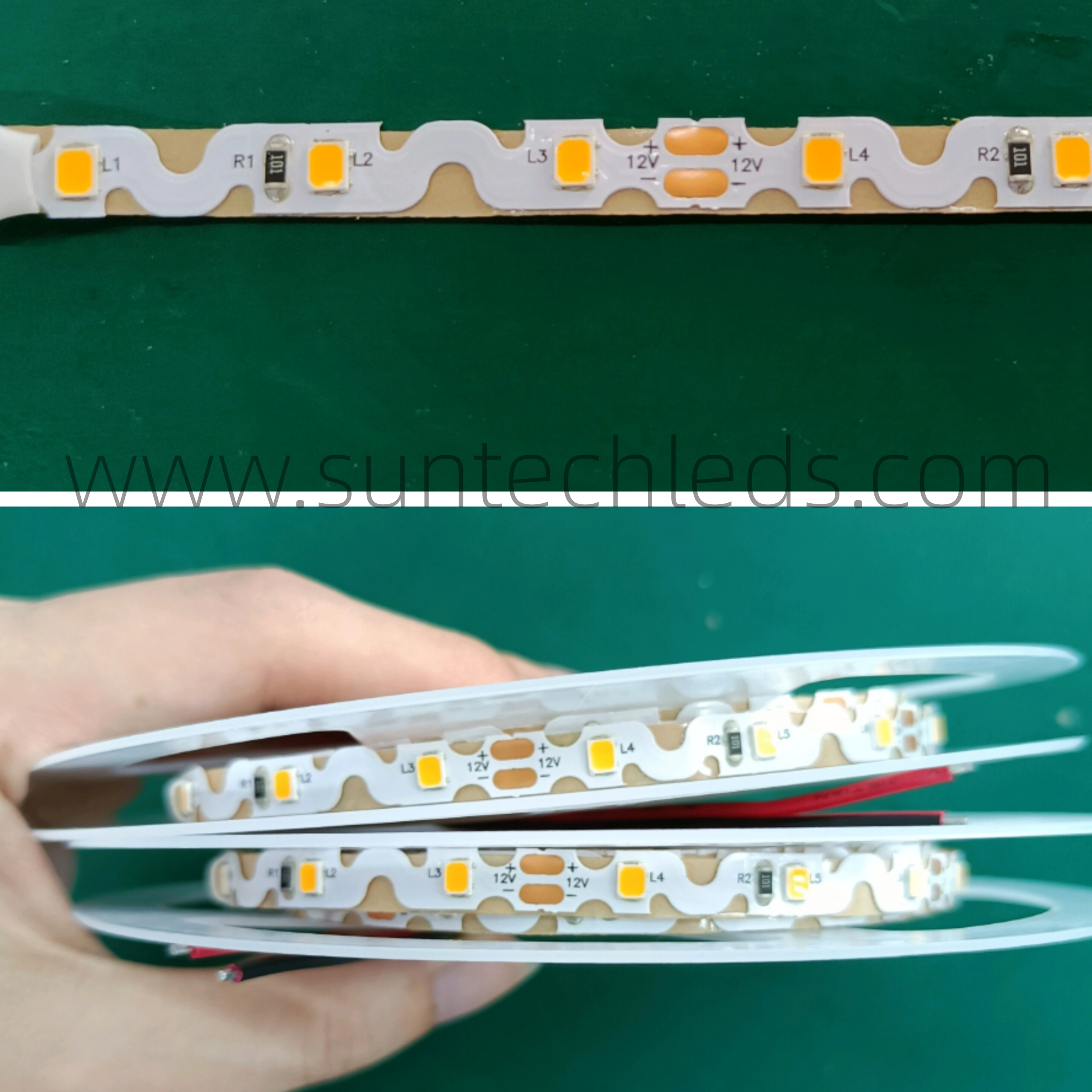 s shape led strip 3000K