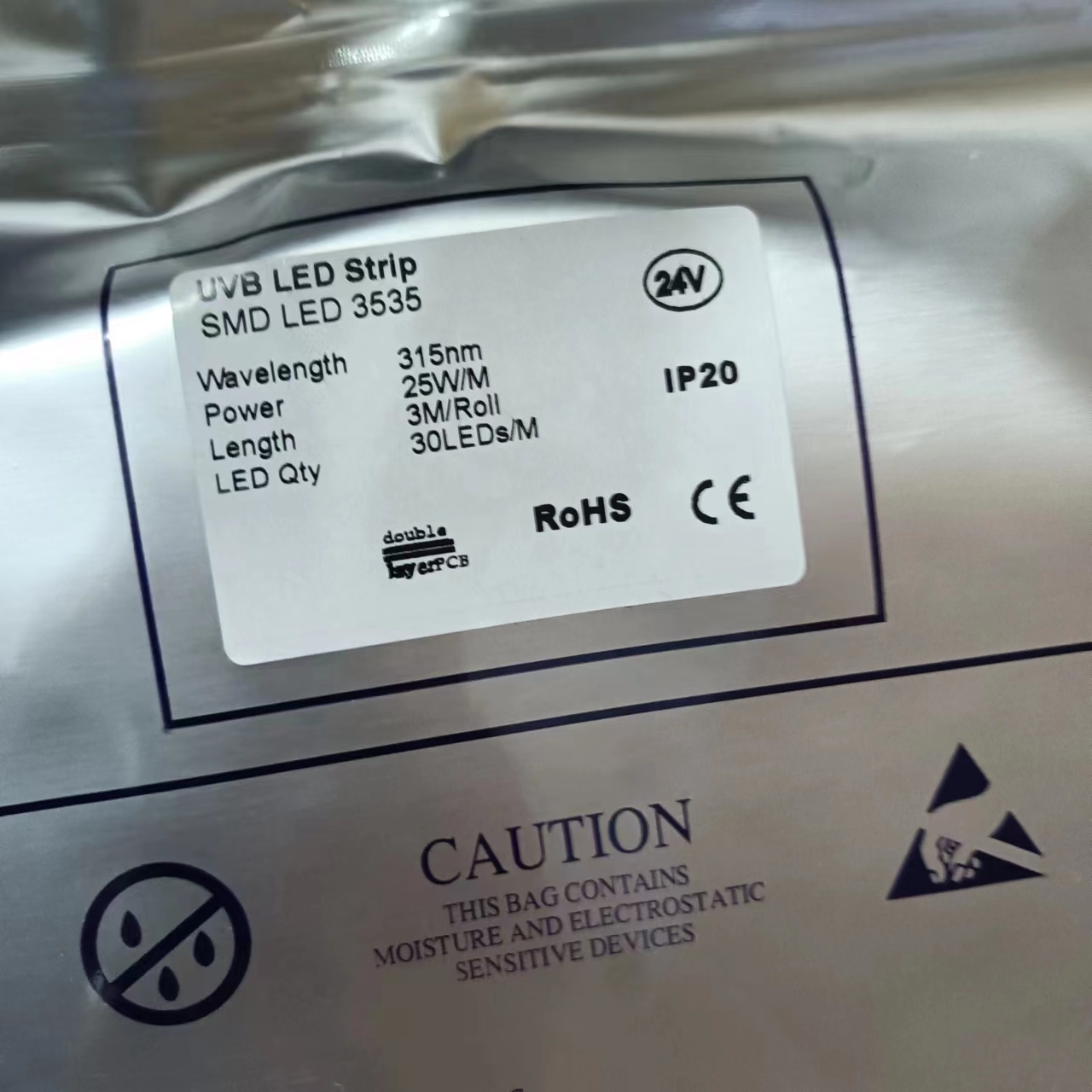 UVB led strip package