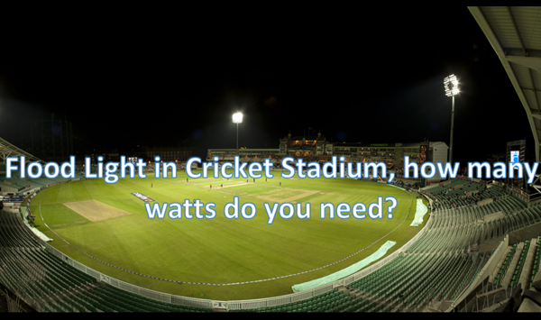 Flood Light in Cricket Stadium
